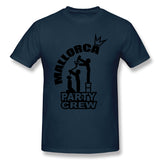 Men's Casual T-shirt Mallorca Party Crew Malle Breathable Round Neck Short Sleeves Tees