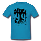 Cotton T Shirt for Men Alita 99 Cool Round Neck Short Sleeves Shirt