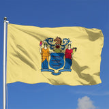 Fly Breeze 4 X 6 Ft Polyester Flag New Jersey Flag UV Fade Resistant Home