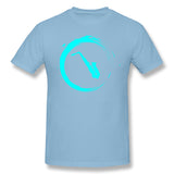 Men's Casual T-shirt Saxophone Comfortable Crew Neck Short Sleeves Blouse Tops