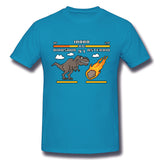 Mens Novelty T-Shirt Extinction Level Fighter New Breathable Round Neck Short Sleeves Tee