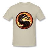 Men's Graphic T Shirt Dragon Chinese Legend Comfortable Round Neck Short Sleeves Tee