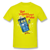 Mens Novelty T-Shirt How The Grinch Stole Dr Style O-Neck Short Sleeves Blouse Tops