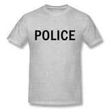 Men's Graphic T Shirt POLICE Cool O-Neck Short Sleeves Shirt
