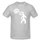 Mens Novelty T-Shirt Spirally Spiral Psychedelic White Breathable Round Neck Short Sleeves Blouse Tops