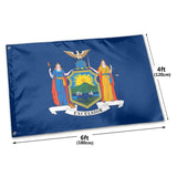 Fly Breeze 4 X 6 Ft Polyester Flag New York Flag Double Stitched Brass Grommets Home
