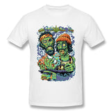 Men's Casual T-shirt Cheech And Chong Zombies Cool O-Neck Short Sleeves Blouse Tops