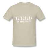 Men's Casual T-shirt WKRP Cincinnati Comfy Round Neck Short Sleeves Shirt