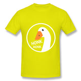 Men's Graphic T Shirt Goose Honk Breathable O-Neck Short Sleeves Shirt