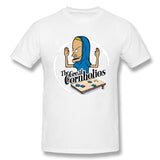 Mens Novelty T-Shirt Cornholio Breathable Crew Neck Short Sleeves Shirt