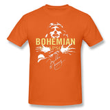 Mens Novelty T-Shirt Bohemian Comfortable O-Neck Short Sleeves Tee