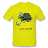 Men's Graphic T Shirt Slow Cooker Turtle Comfortable Crew Neck Short Sleeves Tee