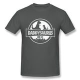 Mens Novelty T-Shirt Daddysaurus Comfy O-Neck Short Sleeves Shirt