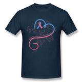 Mens Novelty T-Shirt Pregnancy And Infant Loss Awareness Month Comfy Round Neck Short Sleeves Tee
