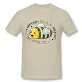 Men's Graphic T Shirt Kawaii Bee Comfortable Round Neck Short Sleeves Shirt