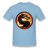 Men's Graphic T Shirt Dragon Chinese Legend Comfortable Round Neck Short Sleeves Tee