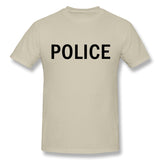 Men's Graphic T Shirt POLICE Cool O-Neck Short Sleeves Shirt