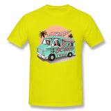 Men's Casual T-shirt Scoops Troop Ice Cream Truck Comfy Crew Neck Short Sleeves Tee