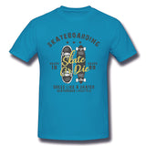 Men's Graphic T Shirt Skateboard Style Round Neck Short Sleeves Tee
