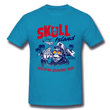 Mens Novelty T-Shirt Skull Island Helicopter Tours Breathable O-Neck Short Sleeves Shirt