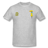 Men's Casual T-shirt Someday I Will Find My Yellow Umbrella. Cool O-Neck Short Sleeves Blouse Tops
