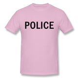 Men's Graphic T Shirt POLICE Cool O-Neck Short Sleeves Shirt