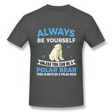 Men's Graphic T Shirt Always Be Yourself Cool Round Neck Short Sleeves Tee