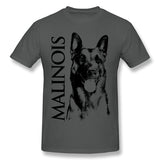 Mens Novelty T-Shirt Malinois Belgian Shepherd Mechelaar Maligator Cool Round Neck Short Sleeves Blouse Tops