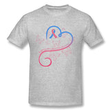 Mens Novelty T-Shirt Pregnancy And Infant Loss Awareness Month Comfy Round Neck Short Sleeves Tee
