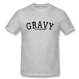 Men's Graphic T Shirt Gravy In The Gravy New Comfy Crew Neck Short Sleeves Tees