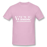 Men's Casual T-shirt WKRP Cincinnati Comfy Round Neck Short Sleeves Shirt