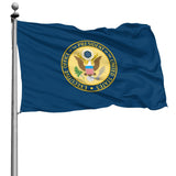 Fly Breeze 4 X 6 Ft Polyester Flag Executive Office United States Double Stitch Banner Garden Indoor Outdoor