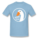 Mens Novelty T-Shirt Goose Honk Comfy Crew Neck Short Sleeves Tees