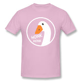 Mens Novelty T-Shirt Goose Honk Comfy Crew Neck Short Sleeves Tees