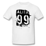 Cotton T Shirt for Men Alita 99 Cool Round Neck Short Sleeves Shirt