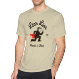 Cotton T Shirt for Men LIAR LIAR�Breathable O-Neck Short Sleeves Shirt