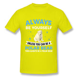 Men's Graphic T Shirt Always Be Yourself Cool Round Neck Short Sleeves Tee