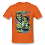 Men's Casual T-shirt Cheech And Chong Zombies Cool O-Neck Short Sleeves Blouse Tops