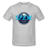 Men's Casual T-shirt Hermione's S.P.E.W. Comfy O-Neck Short Sleeves Tees