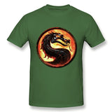 Men's Graphic T Shirt Dragon Chinese Legend Comfortable Round Neck Short Sleeves Tee