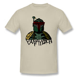 Mens Novelty T-Shirt THE BOBA WITCH Breathable Crew Neck Short Sleeves Tees