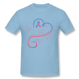 Mens Novelty T-Shirt Pregnancy And Infant Loss Awareness Month Comfy Round Neck Short Sleeves Tee
