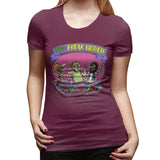 Women's Casual T-shirt The Fabulous Furry Freak Brothers Comfy Crew Neck Short Sleeve Tee