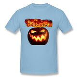 Men's Casual T-shirt Happy Halloween Style O-Neck Short Sleeves Tee