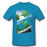Mens Novelty T-Shirt Kawasaki Ninja Racing Comfortable Crew Neck Short Sleeves Tees