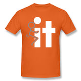 Men's Graphic T Shirt FCK It Comfortable O-Neck Short Sleeves Shirt