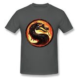 Men's Graphic T Shirt Dragon Chinese Legend Comfortable Round Neck Short Sleeves Tee