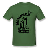Men's Casual T-shirt Mallorca Party Crew Malle Breathable Round Neck Short Sleeves Tees