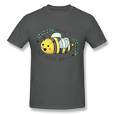 Men's Graphic T Shirt Kawaii Bee Comfortable Round Neck Short Sleeves Shirt