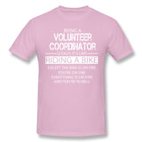 Men's Graphic T Shirt Volunteer Coordinator Breathable Crew Neck Short Sleeves Tees